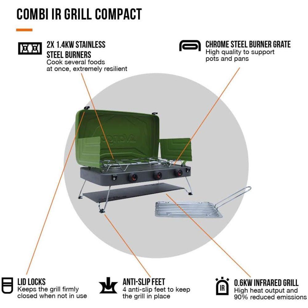 Vango Combi IR Grill Compact more