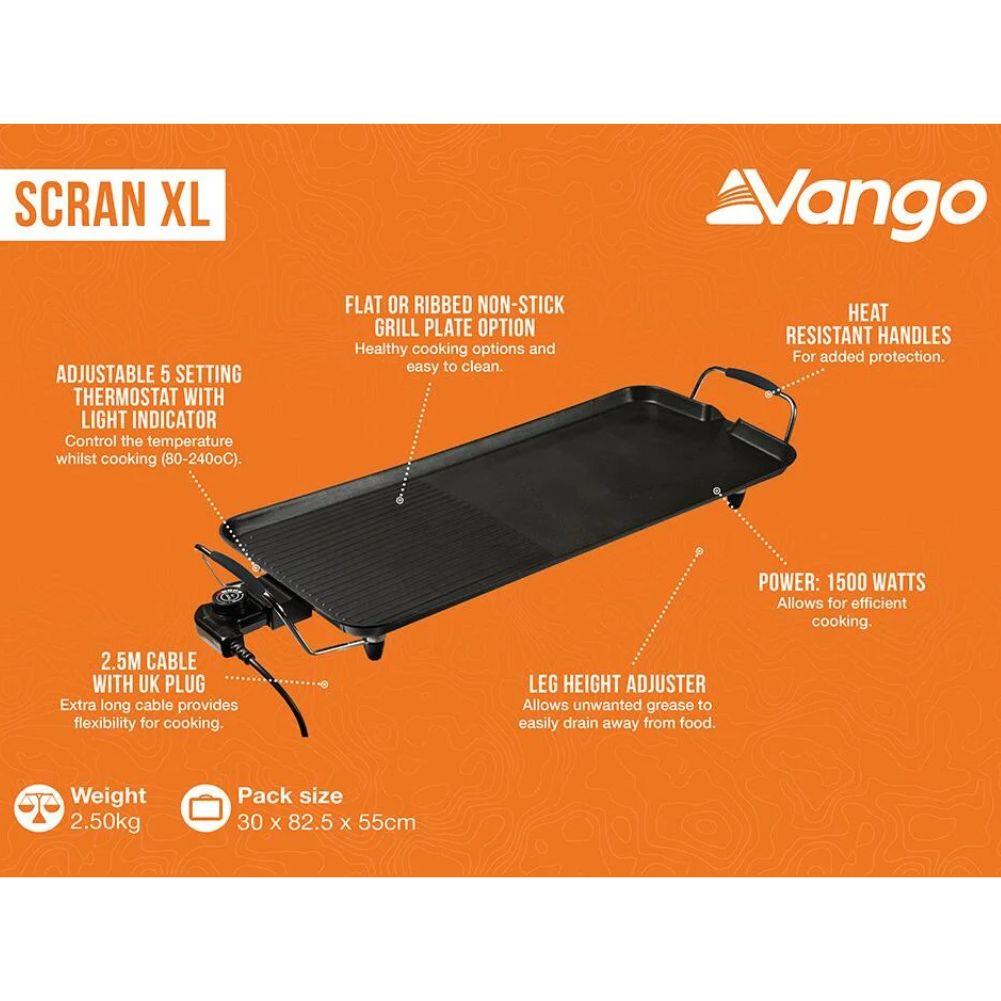 Vango Scran XL Griddle Plate info