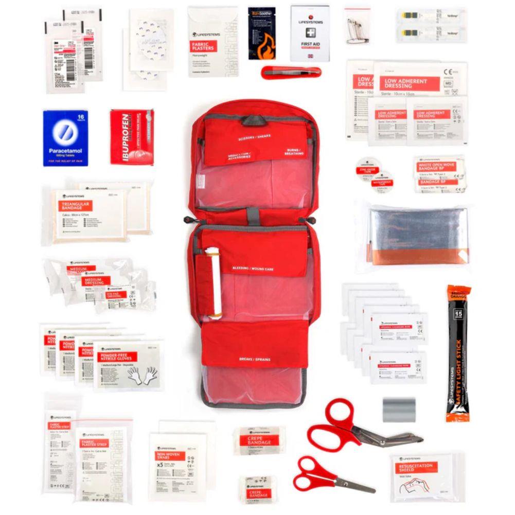 Lifesystems Mountain Leader First Aid Kit layout