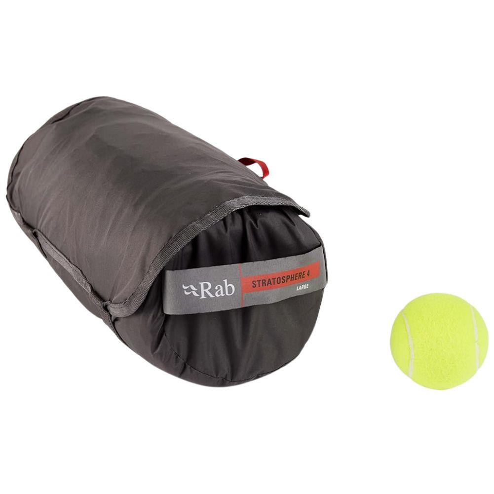 Rab Stratosphere 4 Sleeping Mat - Regular (Graphene) baged up