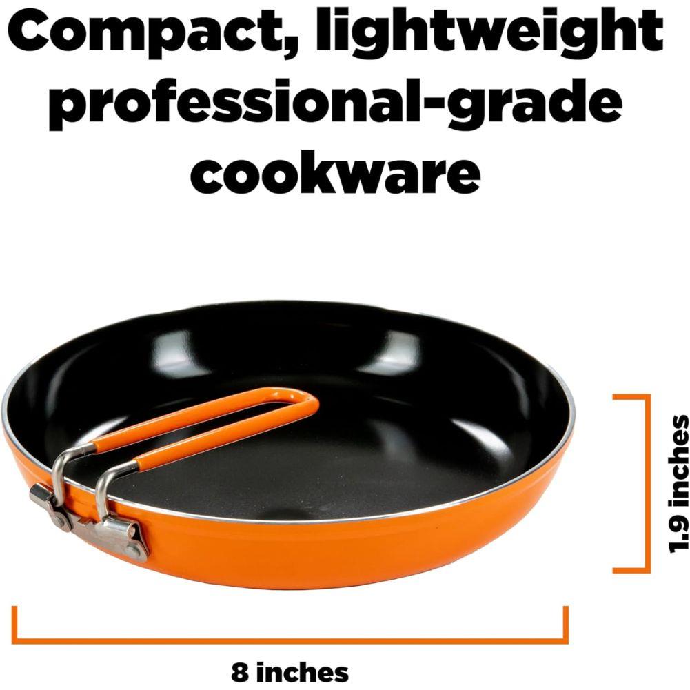 Jetboil Summit Non-Stick Camping Skillet (Orange)