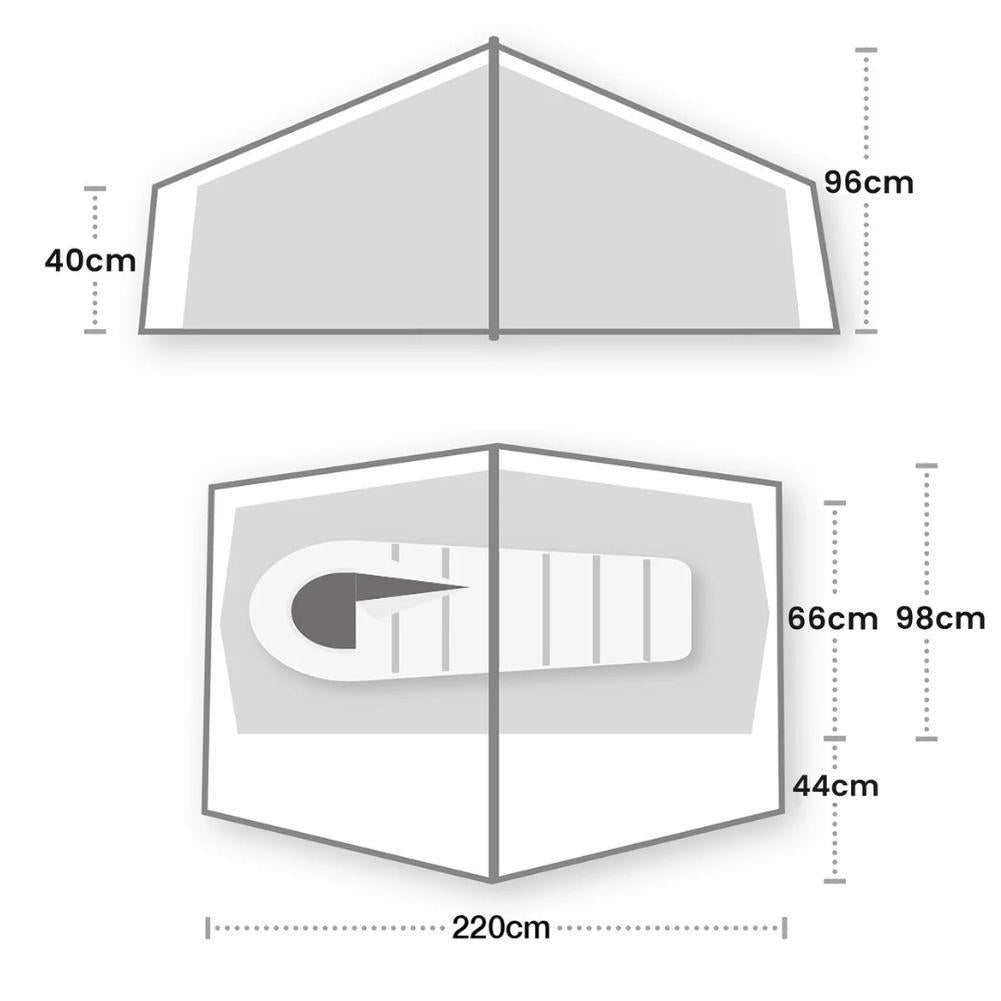 Wild Country Halny Elite 1 Tent - 1 Man Tent (2025) diagram
