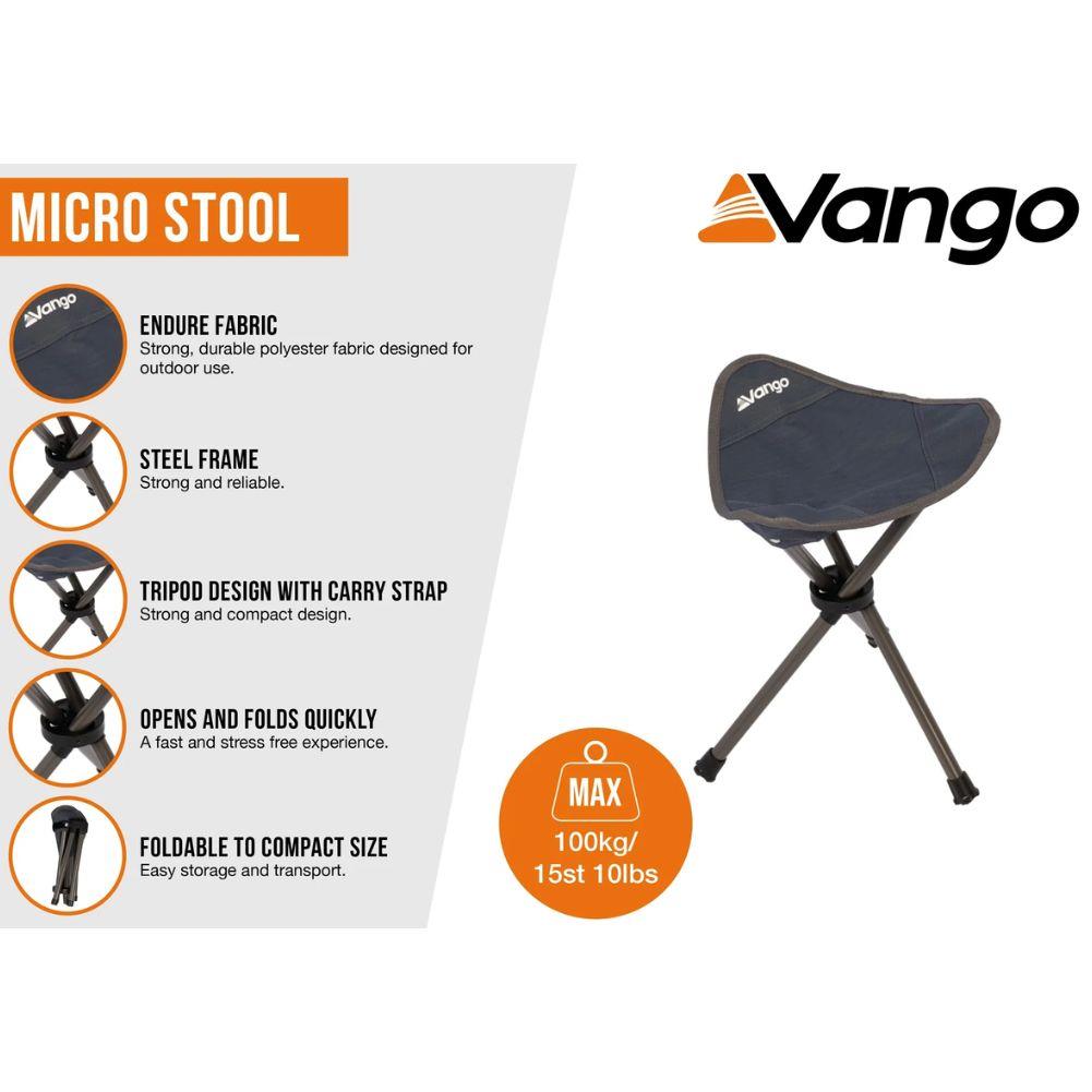 Vango Micro Stool (India Ink) info