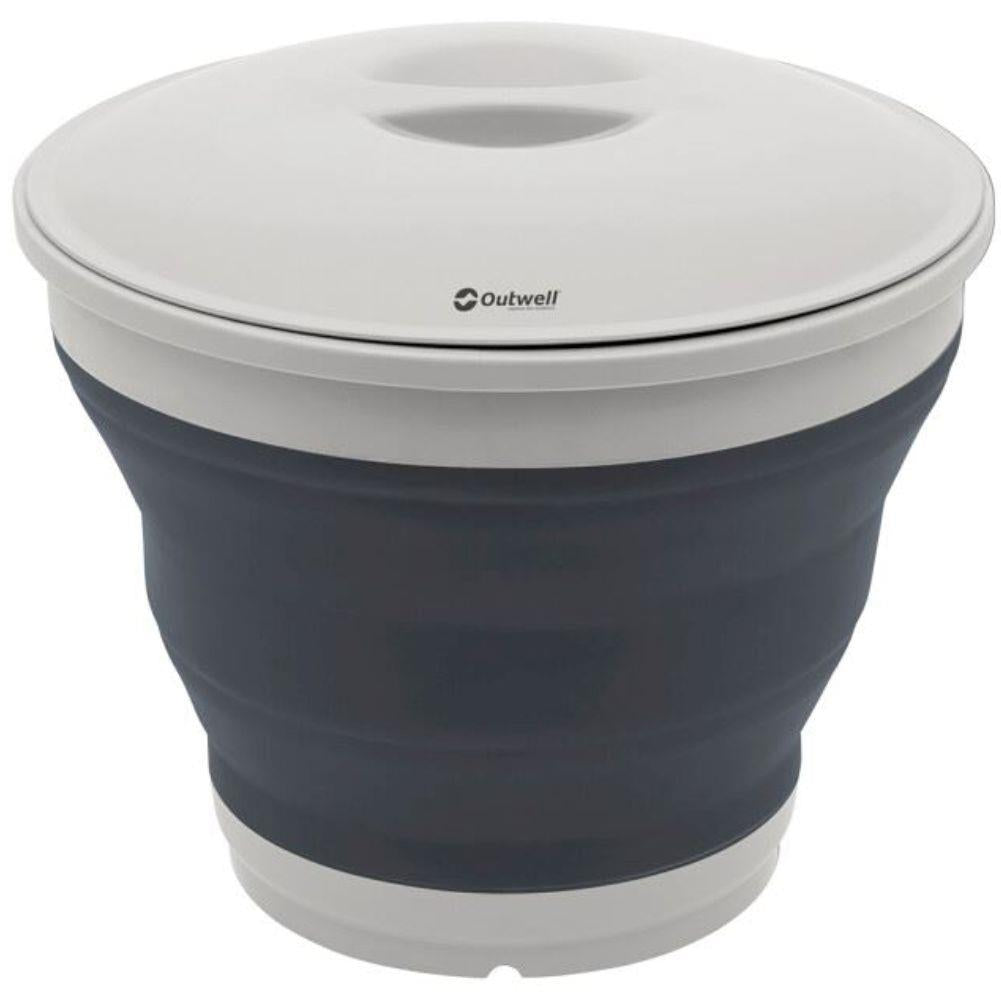 Outwell Collaps Bucket w/lid (Navy Night) closed