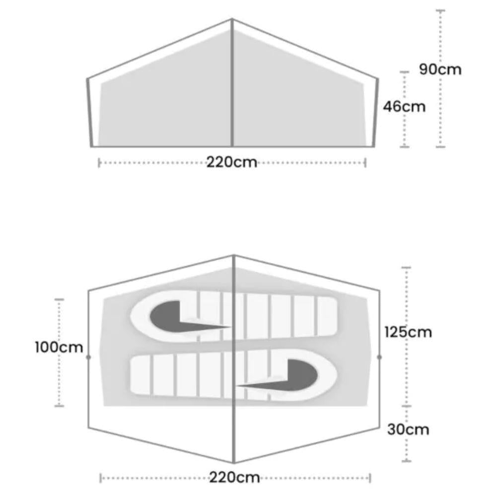 Terra Nova Laser Lite 2 Tent diagram