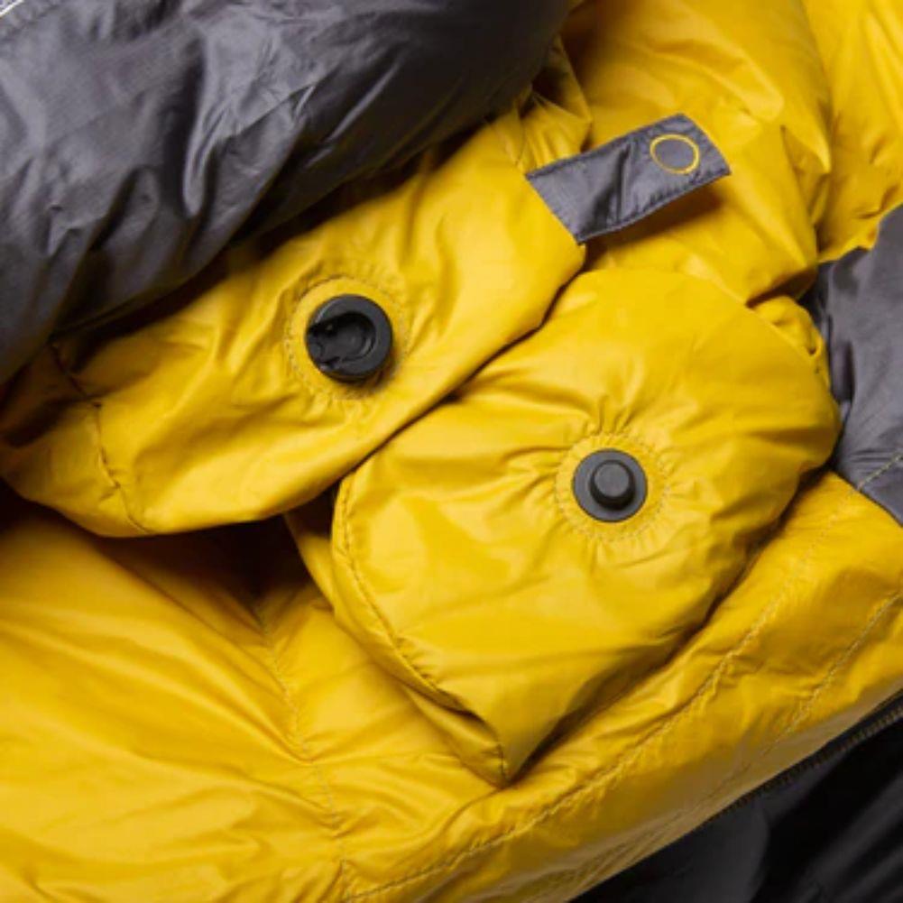 Mountain Equipment Helium GT 600 Down Sleeping Bag - Regular (Anvil Grey) burron