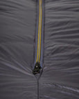 Mountain Equipment Helium GT 600 Down Sleeping Bag - Regular (Anvil Grey) zipper