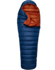 Rab Ascent 700 Down Sleeping Bag - Wide Long Left Zip (Ink)slight open