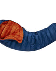 Rab Ascent 700 Down Sleeping Bag - Wide Long Left Zip (Ink) curl