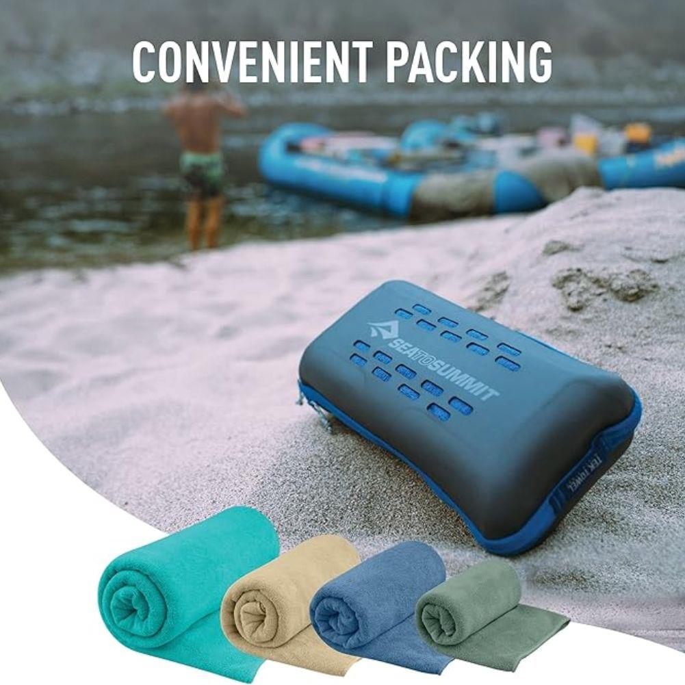 Sea To Summits Pocket Towel - Medium (Baltic Blue)