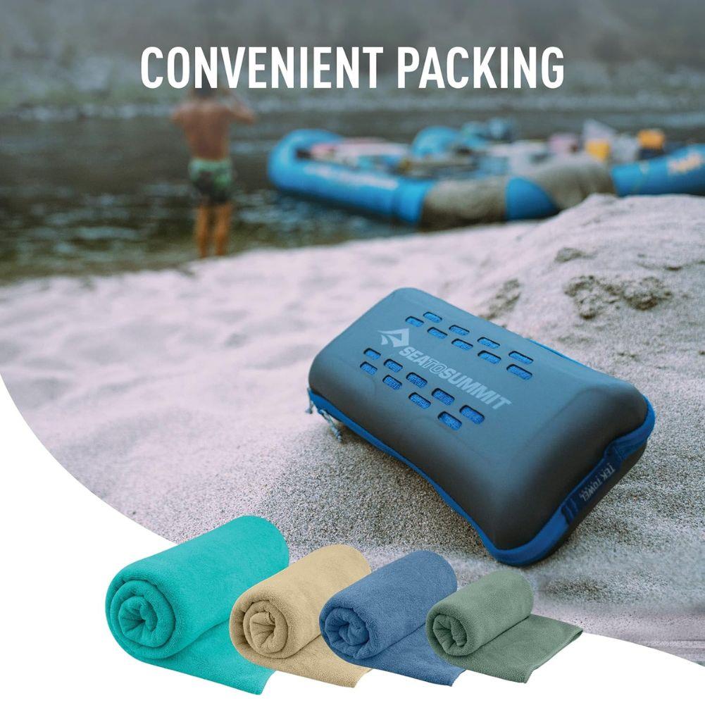 Sea To Summit Tek Microfibre Towel - Large (Baltic Blue)