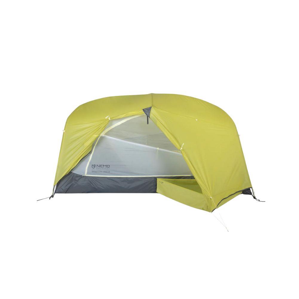 Nemo Equipment Dagger Ridge OSMO Lightweight Backpacking Tent - 2 Person Tent Front Open Full