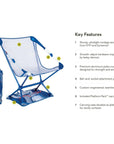 Nemo Equipment Moonlite Elite Reclining Backpacking Chair (Lake) Information 