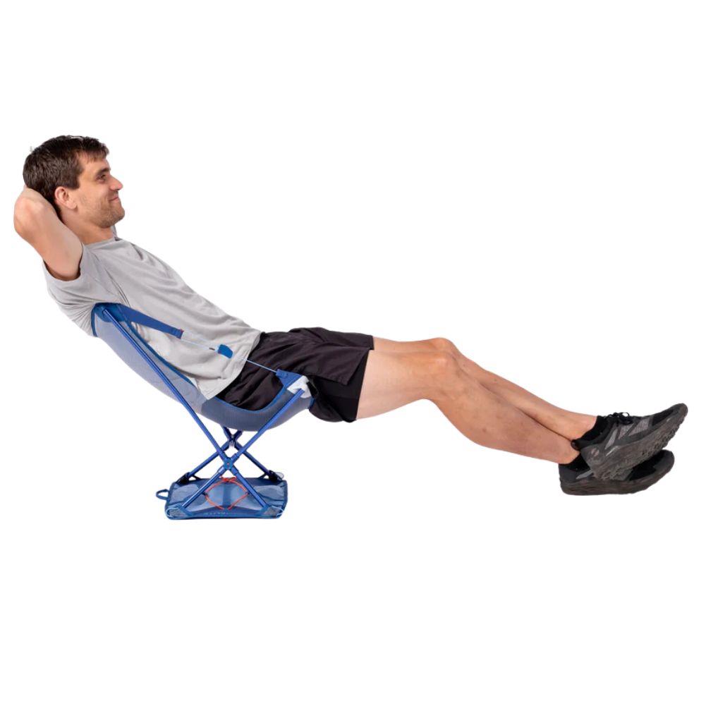 Nemo Equipment Moonlite Elite Reclining Backpacking Chair (Lake) Using 