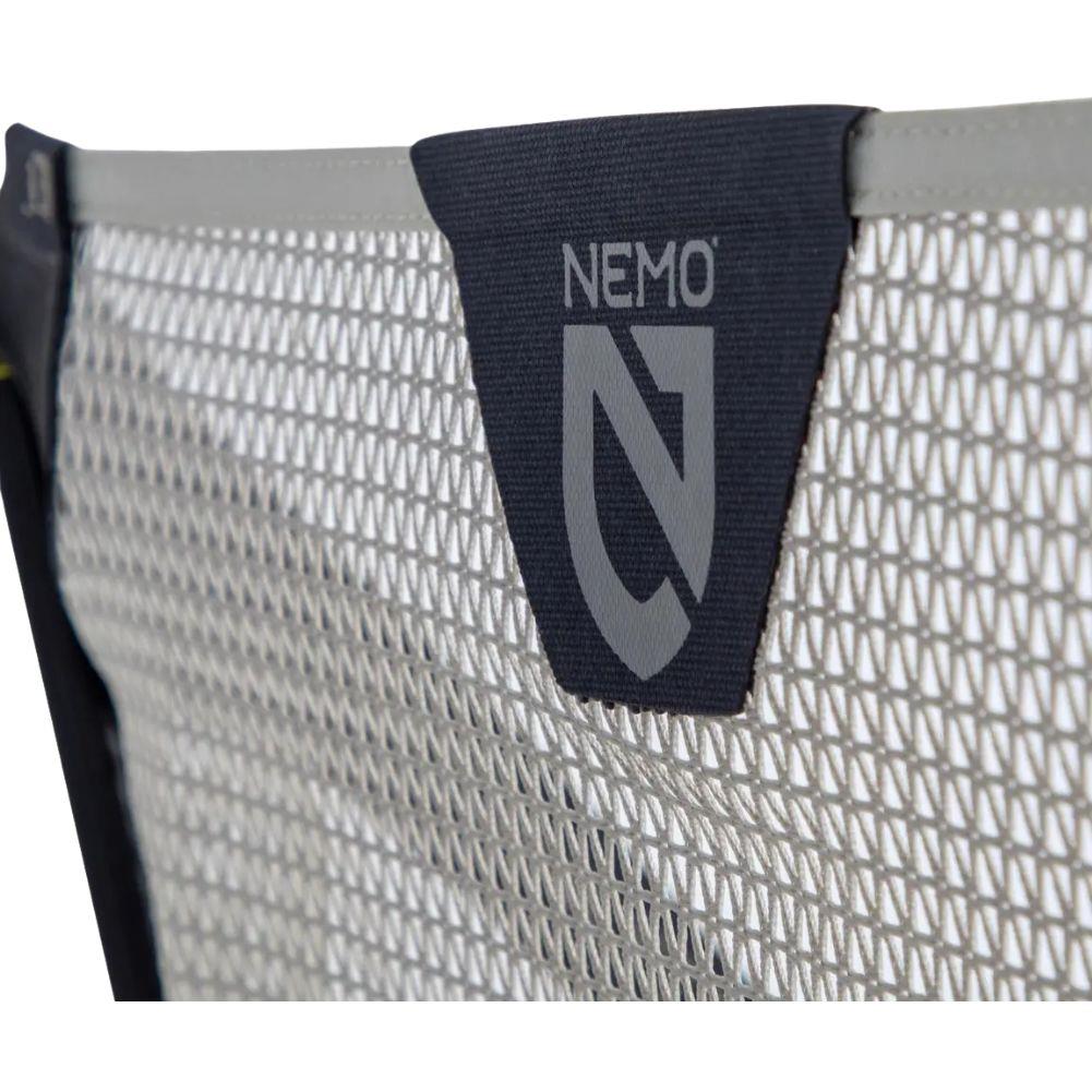 Nemo Equipment Moonlite Reclining Camping Chair (Pelican Grey) Back Close