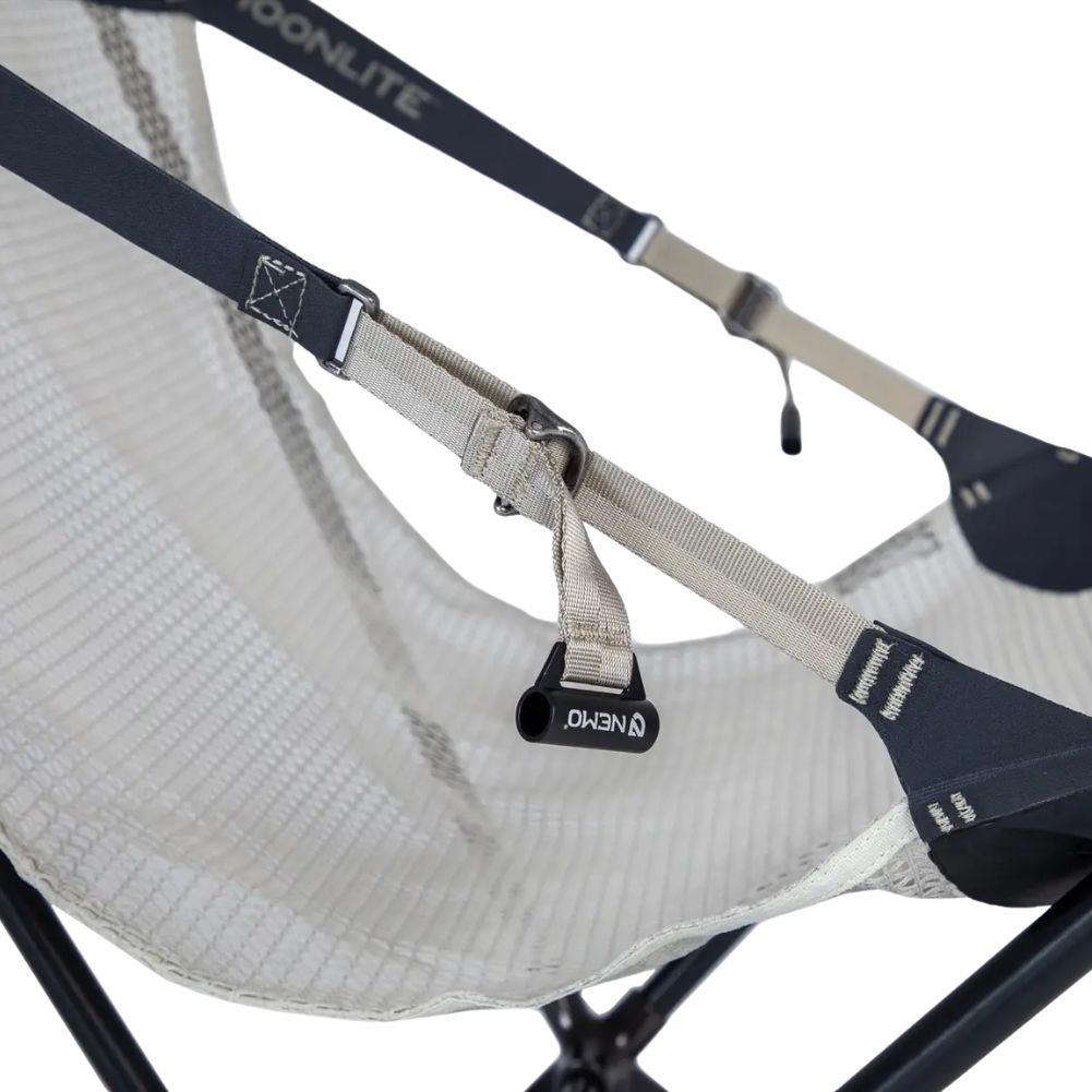 Nemo Equipment Moonlite Reclining Camping Chair (Pelican Grey) Wire