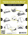 Nemo Equipment Hornet OSMO Ultralight Backpacking Tent - 2 Person Tent Instructions