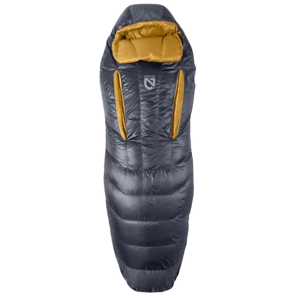 Nemo Equipment Men's Disco Endless Promise Down Sleeping Bag (Ombre Blue) Zip Undone 