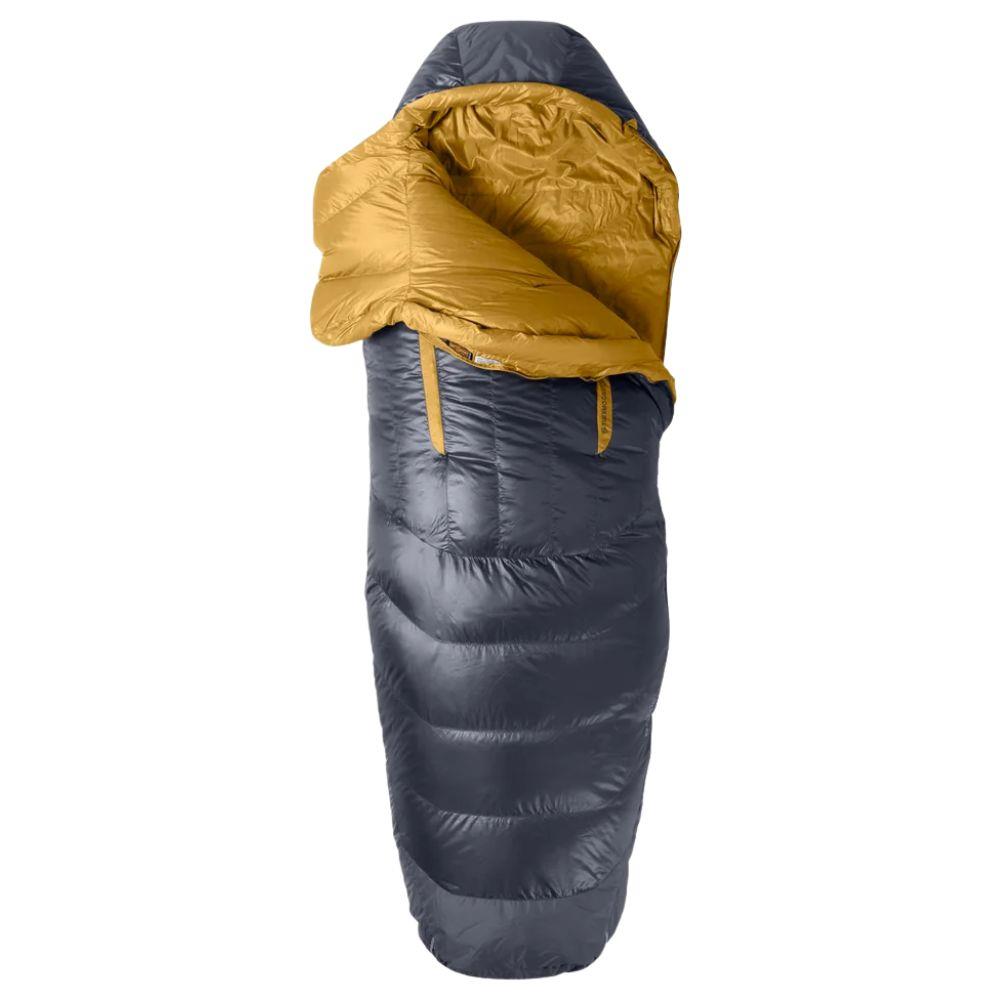 Nemo Equipment Men's Disco Endless Promise Down Sleeping Bag (Ombre Blue) Half Open