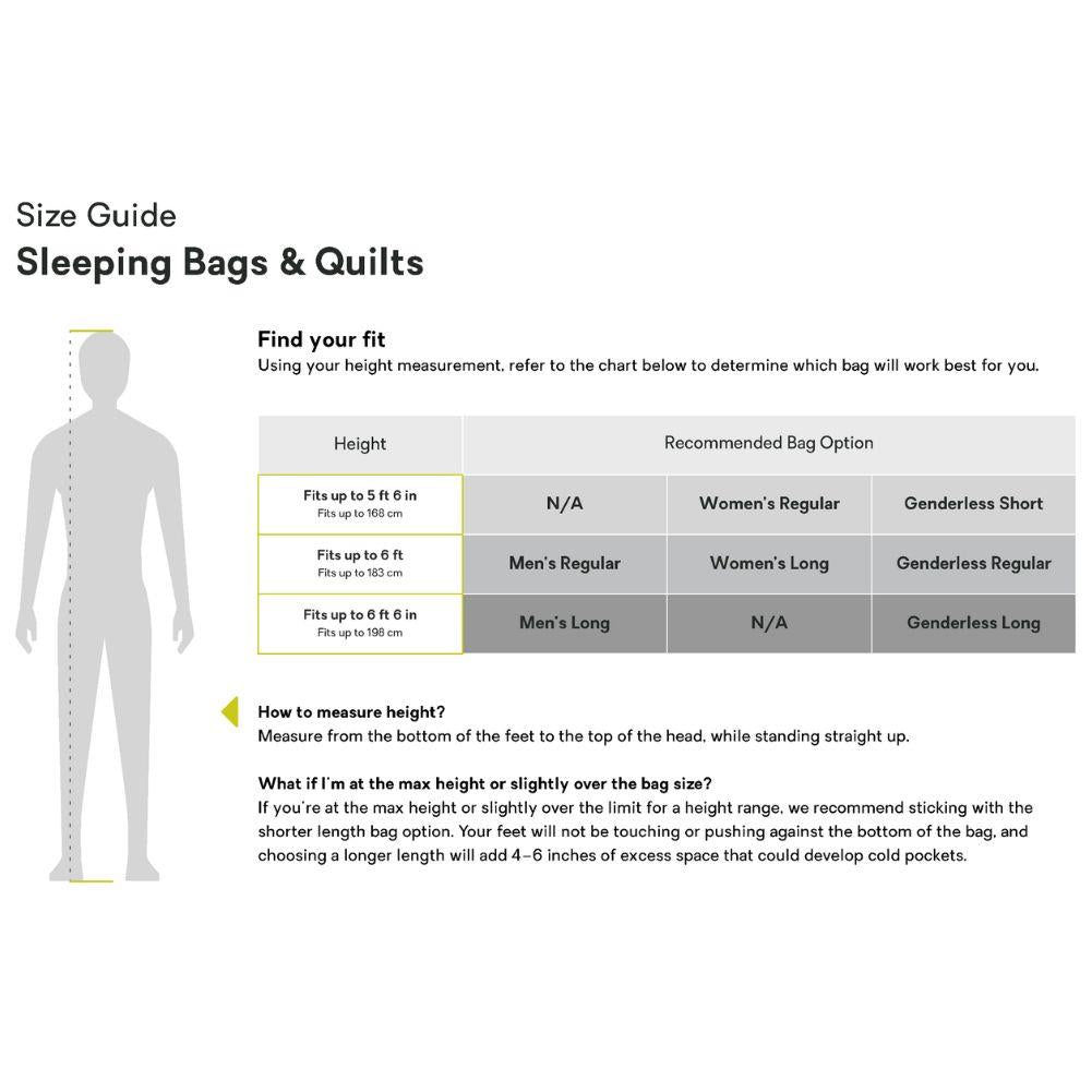 Nemo Equipment Men&#39;s Disco Endless Promise Down Sleeping Bag (Ombre Blue) Sizes