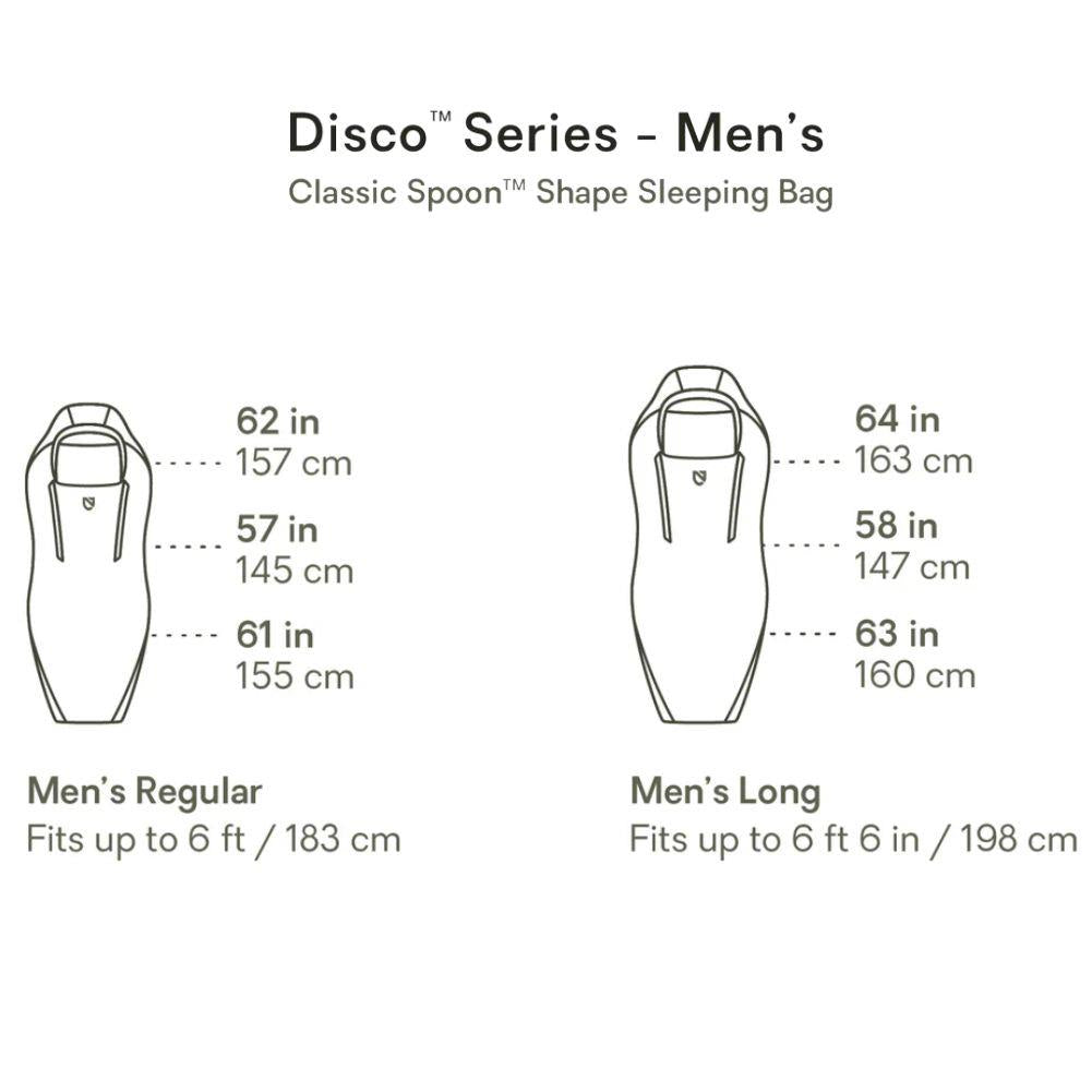 Nemo Equipment Men&#39;s Disco Endless Promise Down Sleeping Bag (Ombre Blue)
Regular