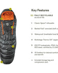 Nemo Equipment Men's Disco Endless Promise 30°F Regular Down Sleeping Bag (Chimera)
