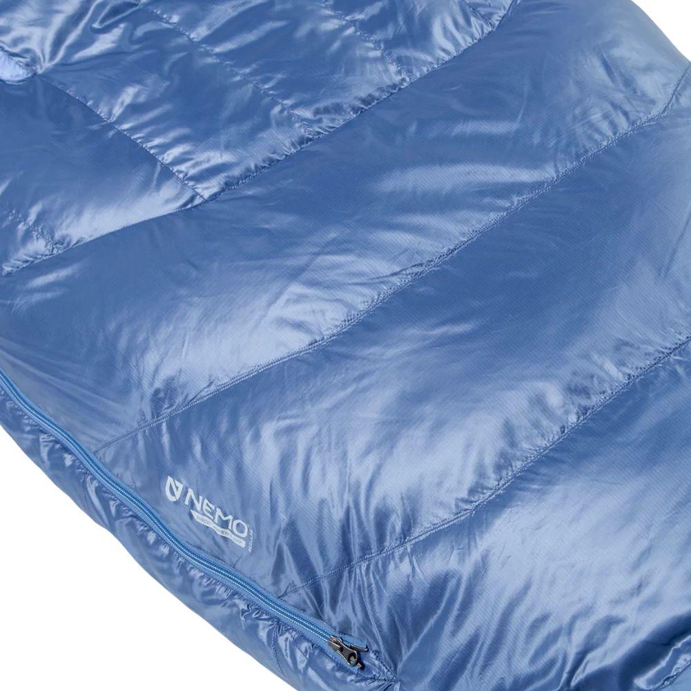 Nemo Equipment Women&#39;s Disco Endless Promise 30°F Regular Down Sleeping Bag (Blue Horizon) Middle