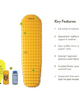 Nemo Equipment Tensor Trail Ultralight Insulated Sleeping Pad (Regular Mummy) Features