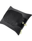 Nemo Equipment Fillo Elite Ultralight Backpacking Pillow (Black Pearl/Citron) Back Valve