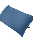 Nemo Equipment Fillo Elite Wide Ultralight Backpacking Pillow (Blue Horizon/Citron) Front Side