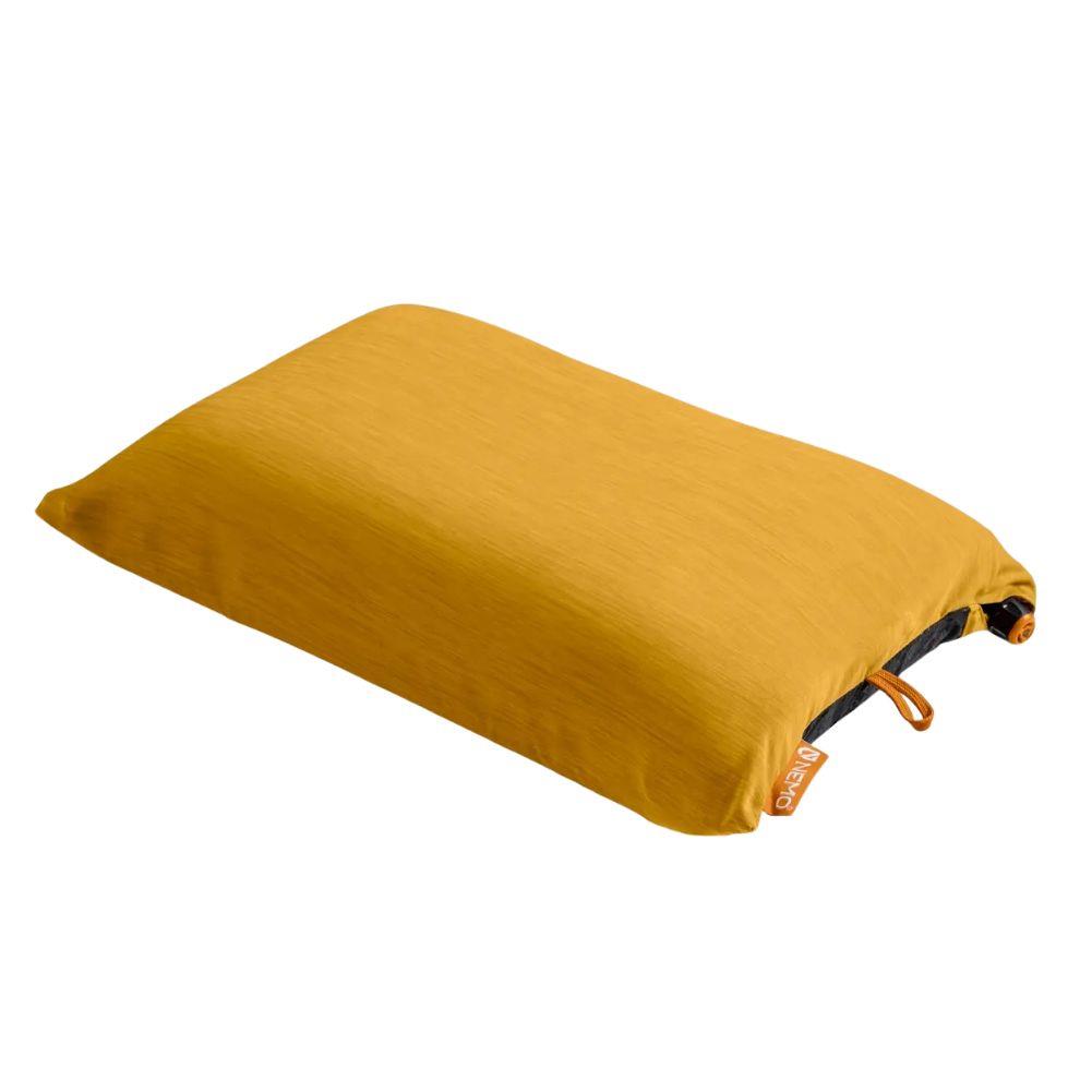 Nemo Equipment Fillo Backpacking & Camping Pillow (Mango/Golden Oak) Side