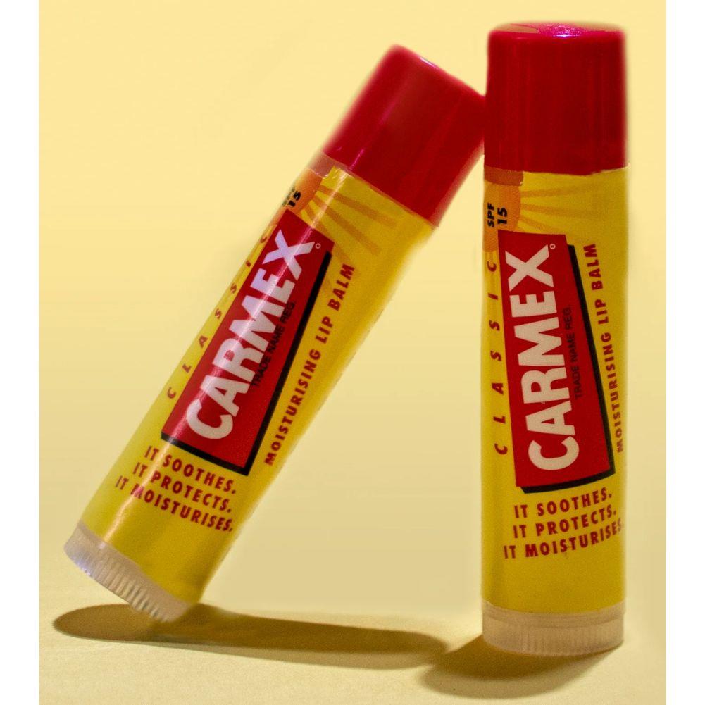 Carmex Classic Lip Balm Stick SPF15 twins