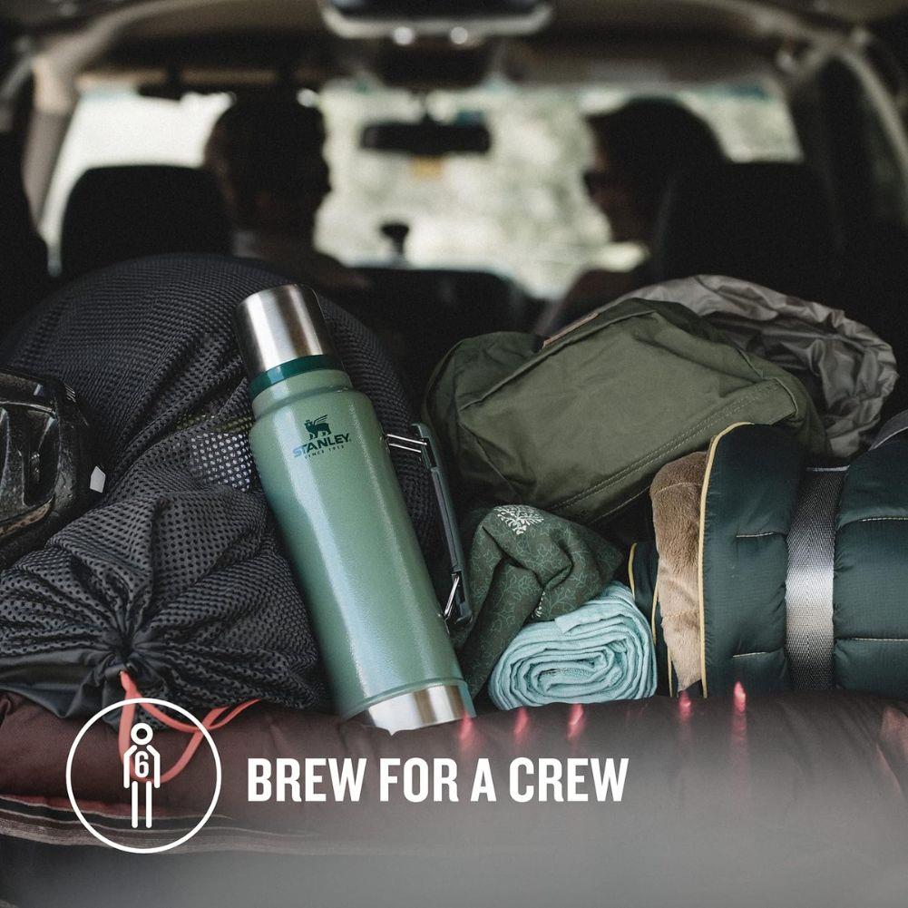 Stanley Classic Legendary Thermal 1.4L Flask (Hammertone Green)