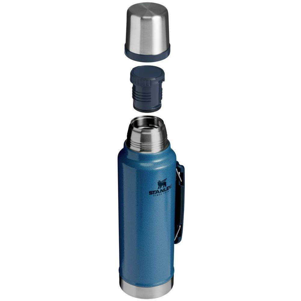 Stanley Classic Legendary Thermal 1.4L Flask (Hammertone Lake) lid up
