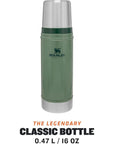 Stanley Classic Legendary Bottle 0.47L Flask (Hammertone Green)