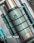 Stanley Classic Legendary Bottle 0.47L Flask (Hammertone Green)