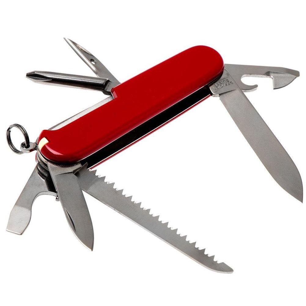 Victorinox Hiker Swiss Army Knife (Red) back