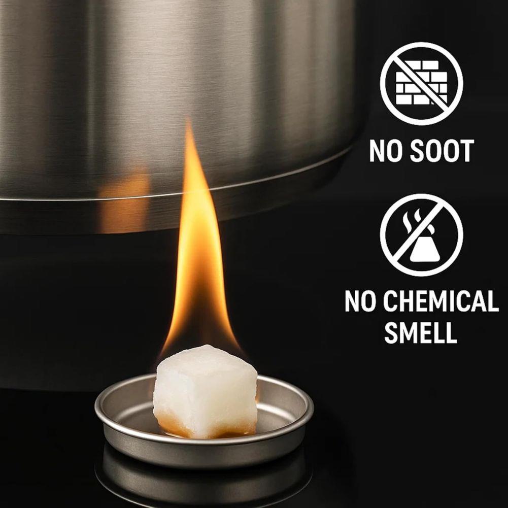 FireDragon Bio Solid Fuel Blocks (6 Pack) cube