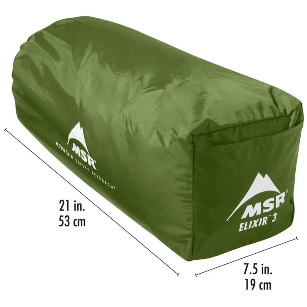 MSR  Elixir 3-Person Backpacking Tent 2026 (Green)
