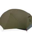 MSR  Hubba Hubba LT 2-Person Backpacking Tent (Green) closed