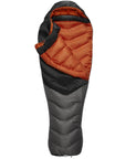 Rab Neutrino Pro 900 Regular Down Sleeping Bag (-22C) - Left Zip (Granite) open