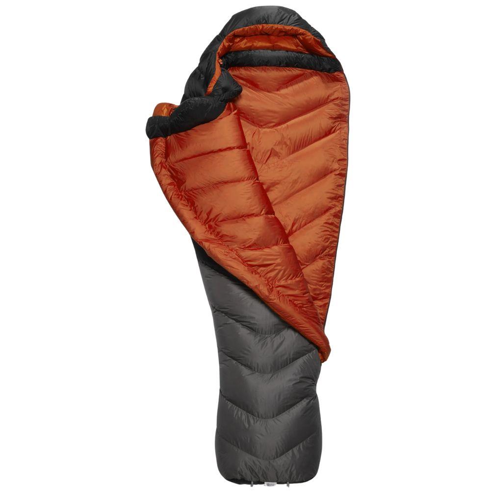 Rab Neutrino Pro 900 Regular Down Sleeping Bag (-22C) - Left Zip (Granite) opener
