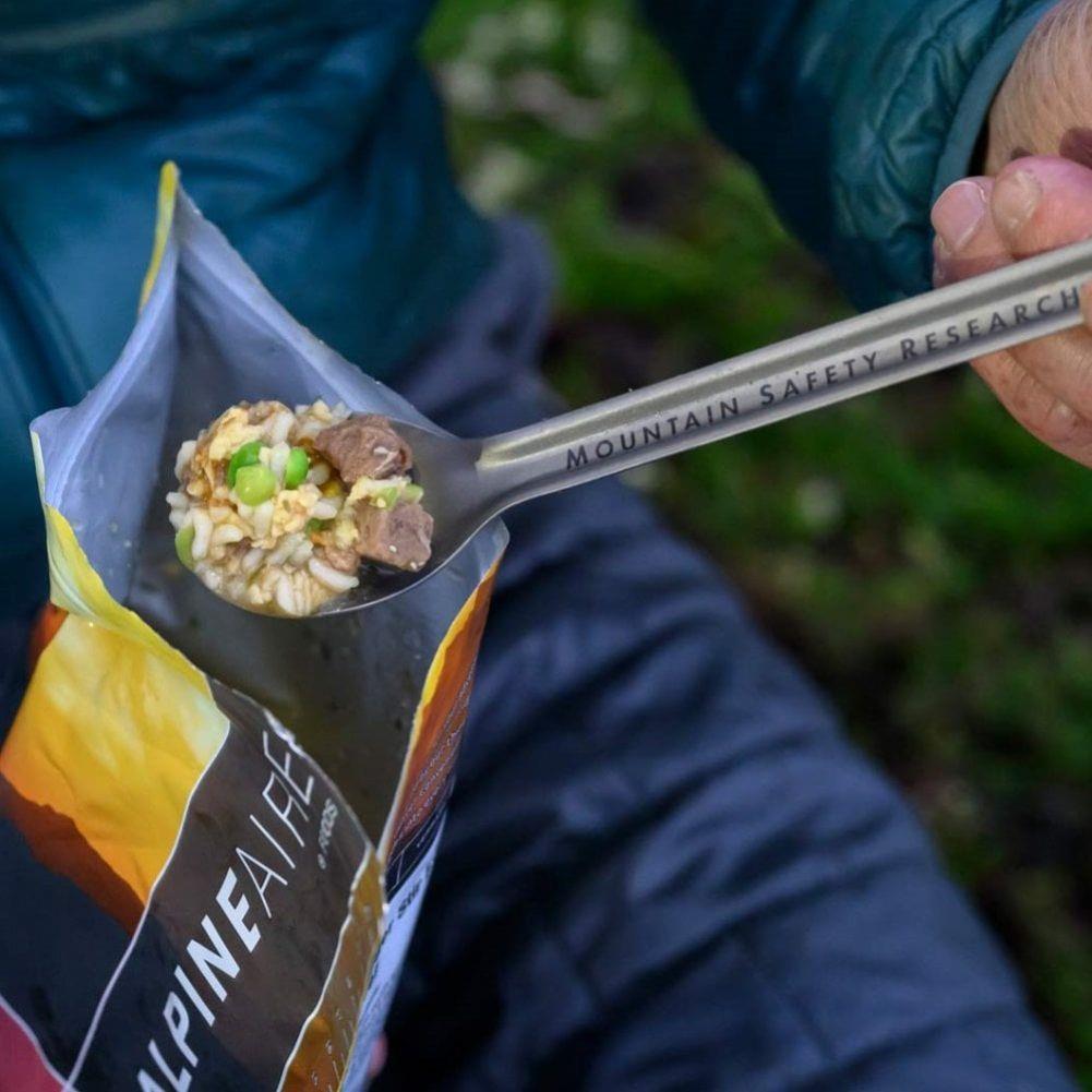 MSR Titan Long Spoon food