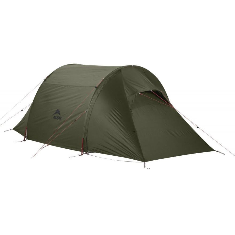MSR Tindheim 3-Person Backpacking Tunnel Tent (Green) closed