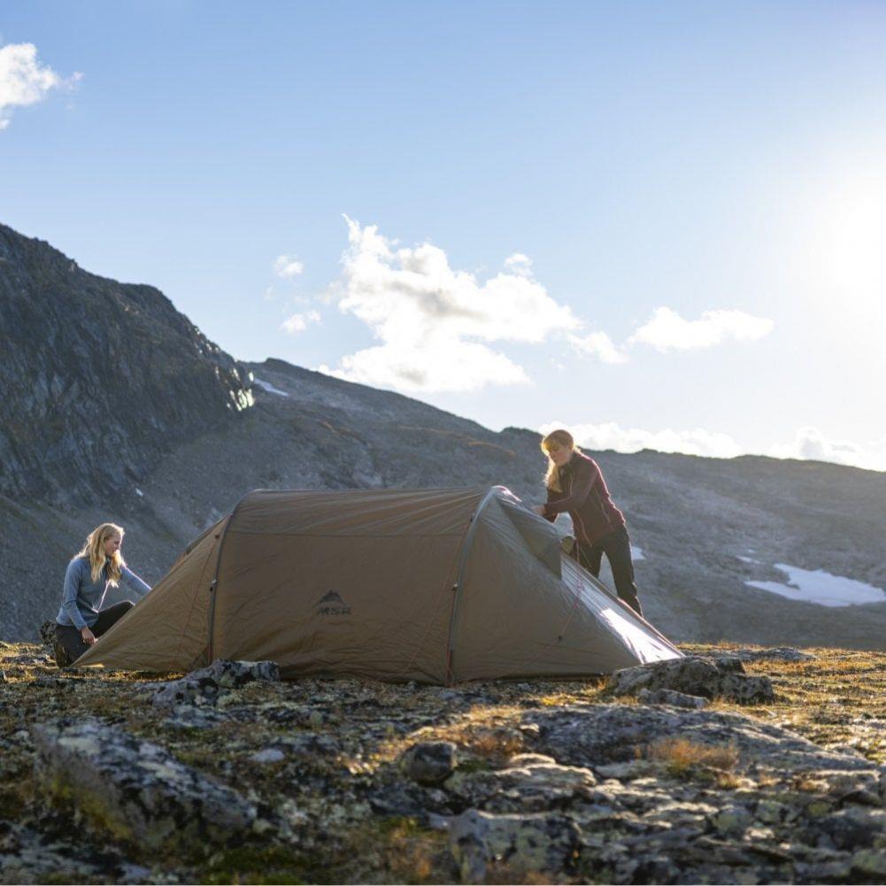 MSR Tindheim 3-Person Backpacking Tunnel Tent (Green)