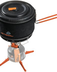 Jetboil 1.5L Ceramic FluxRing Cook Pot top angle no gas