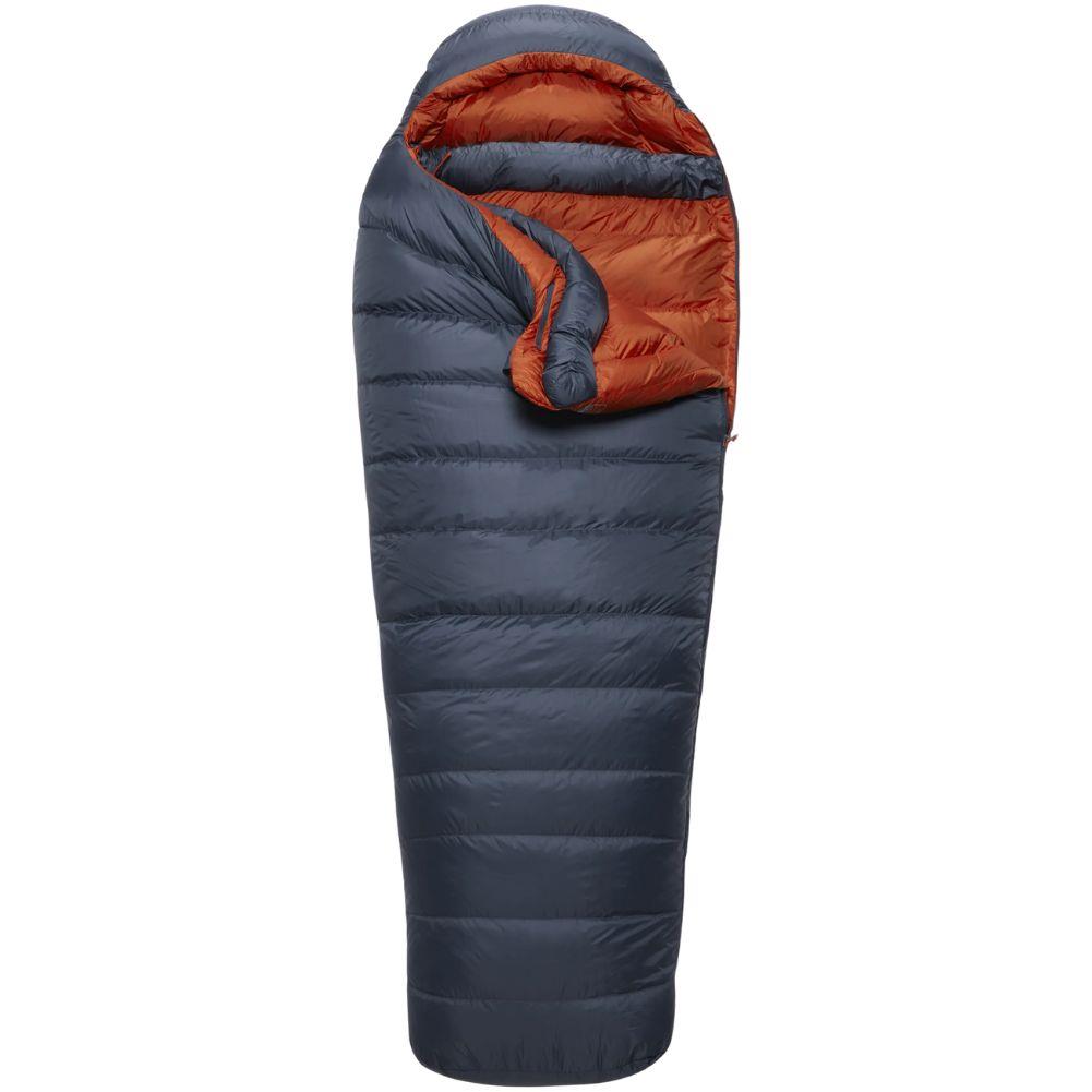 Rab Women's Ascent 1100 Down Sleeping Bag Left Zip - Regular (Bering Sea) slight open