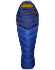 Rab Neutrino 400 Down Left Zip Sleeping Bag - Regular Wide (Nightfall Blue)
