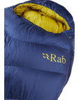 Rab Neutrino 400 Down Left Zip Sleeping Bag - Regular Wide (Nightfall Blue)