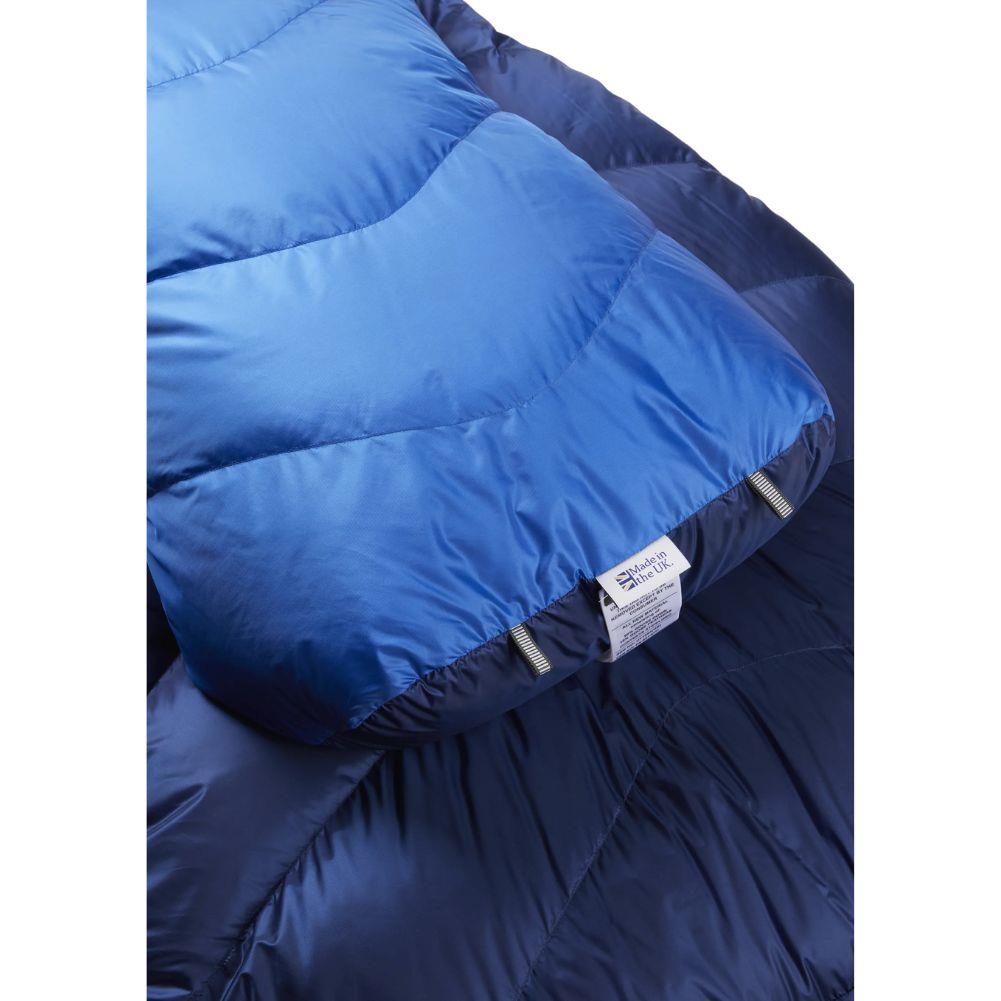 Rab Neutrino 400 Down Left Zip Sleeping Bag - Regular Wide (Nightfall Blue)